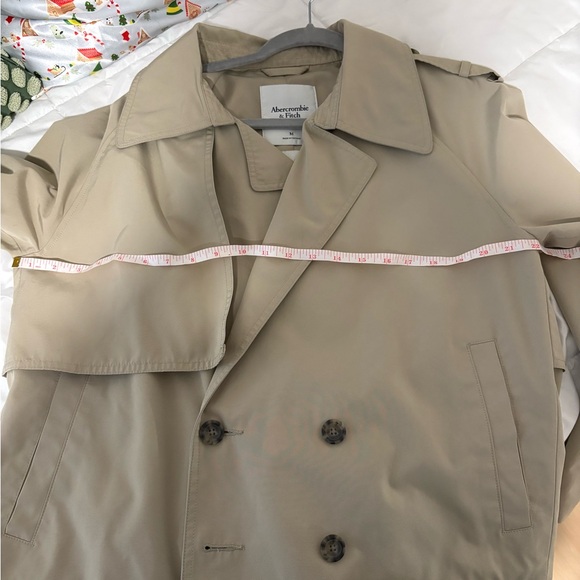 Abercrombie & Fitch Women's Beige Trench Coat - Picture 6 of 6